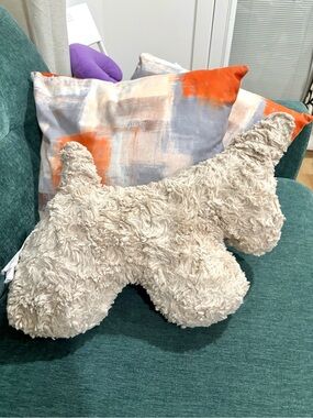 Pottery Barn Dog Comforter Pillow Beige Color